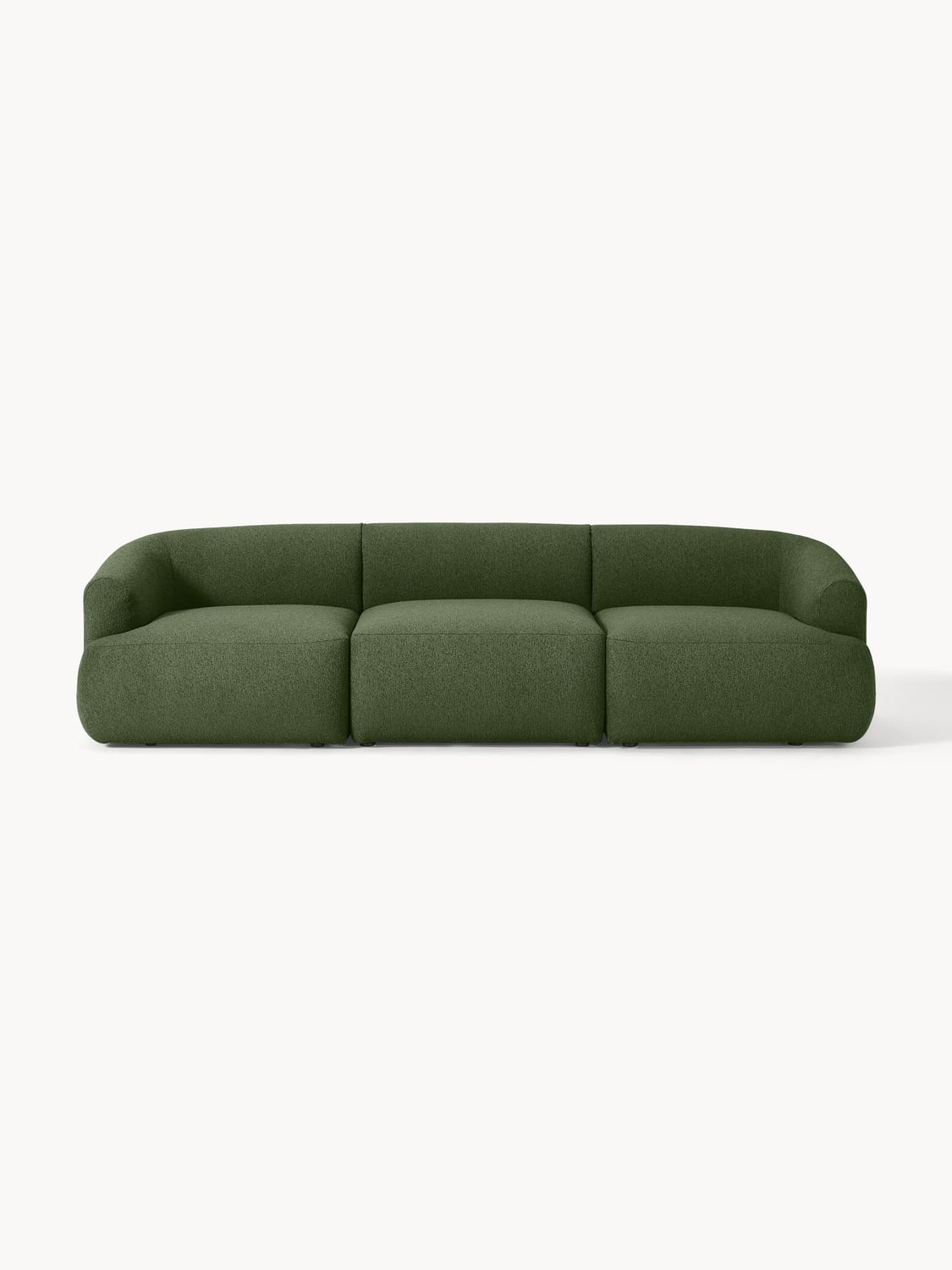 Sofia Modular Bouclé Sofa (3-seater) — Anthracite