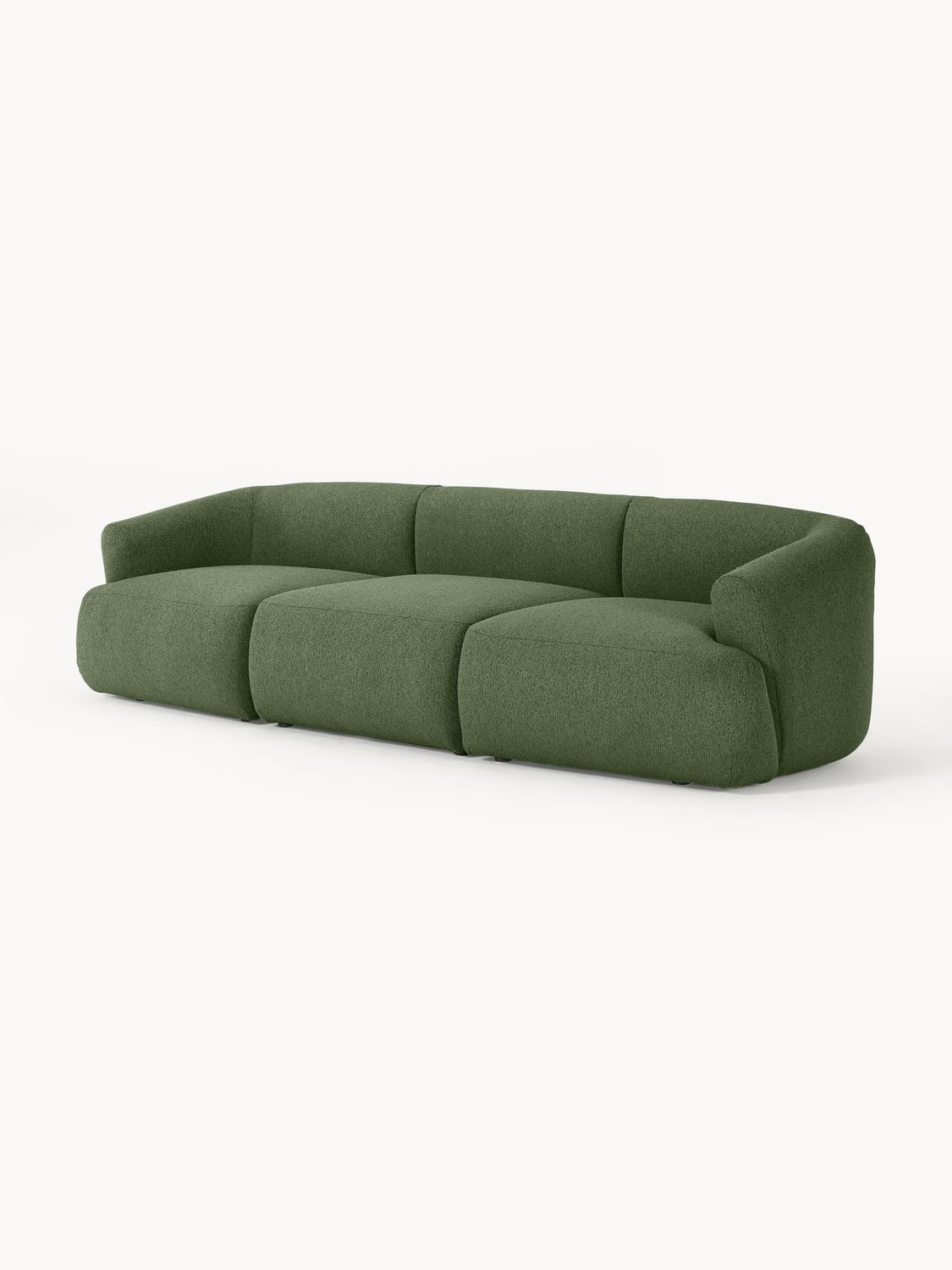 Sofia Modular Bouclé Sofa (3-seater) — Anthracite