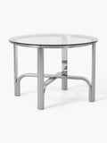Neil Round Dining Table with Glass Top, in various sizes