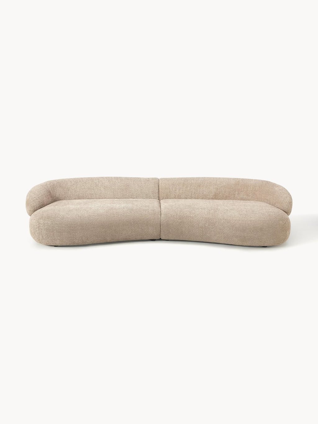 Alba Sofa (4-seater) in Teddy Bouclé — Oatmeal