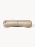 Alba Sofa (4-seater) in Teddy Bouclé — Oatmeal