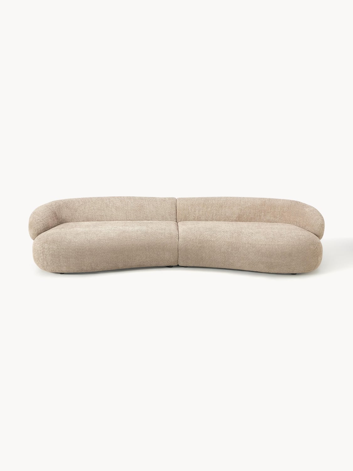Alba Sofa (4-seater) in Teddy Bouclé — Oatmeal