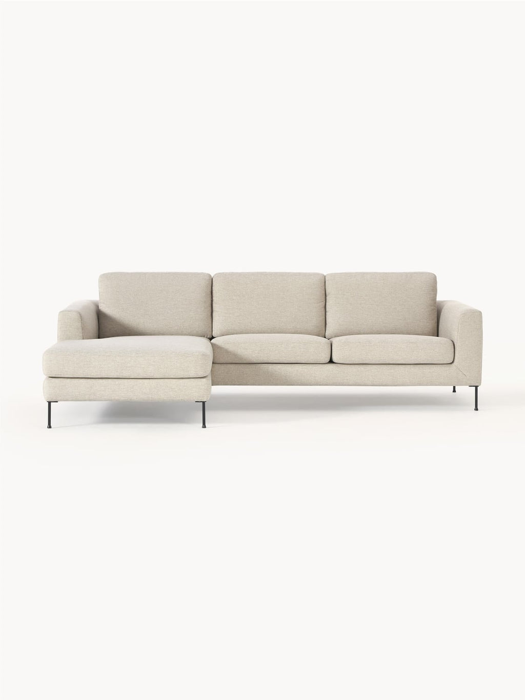 Cucita Corner Sofa (3-seater) — Light Grey