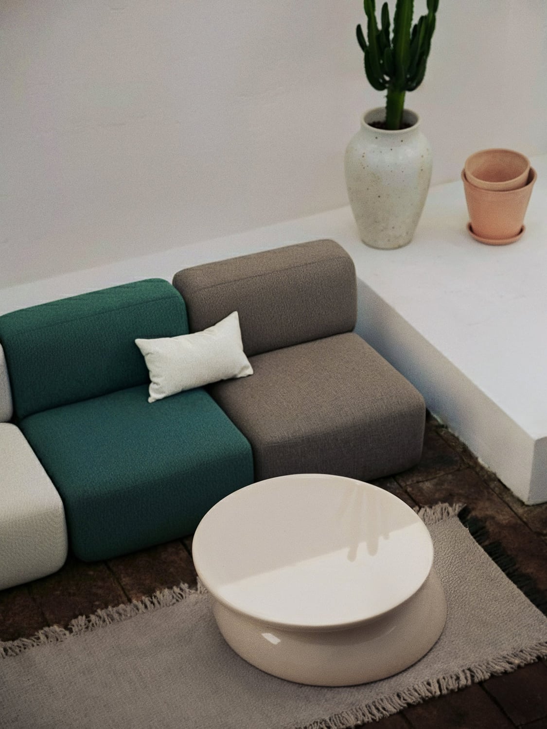 Naomi Garden Lounge Module — Dark Green