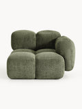 Tayla Corner Module in Teddy Bouclé — Green