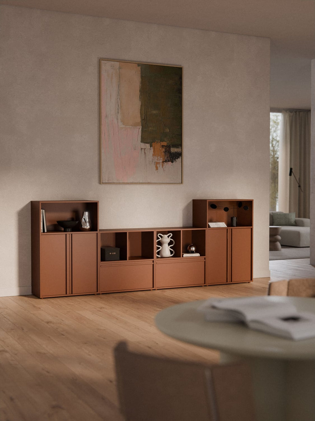 Ani Module for Modular Shelving System — Cognac