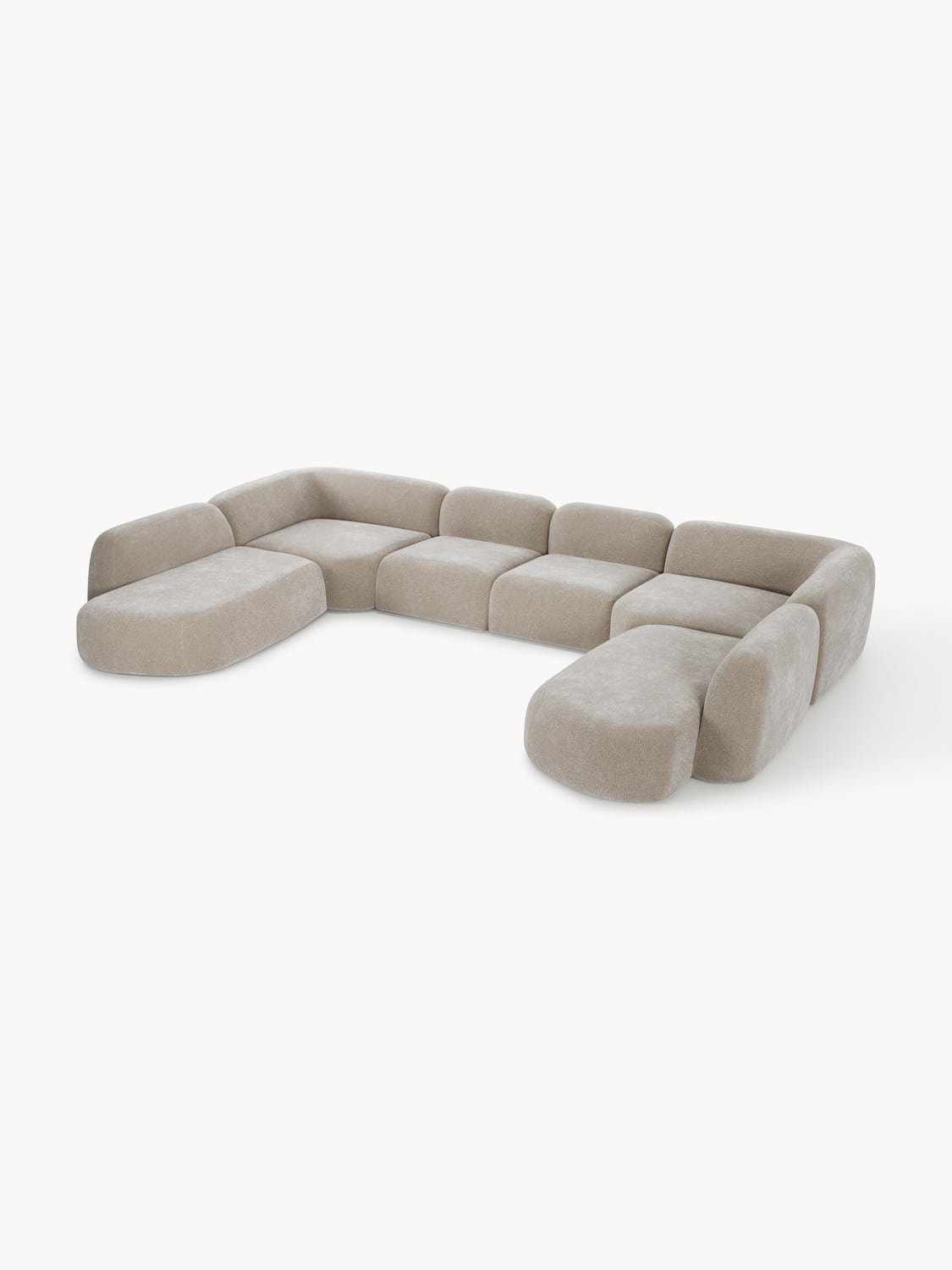 Wolke Modular XL Sofa — Oatmeal