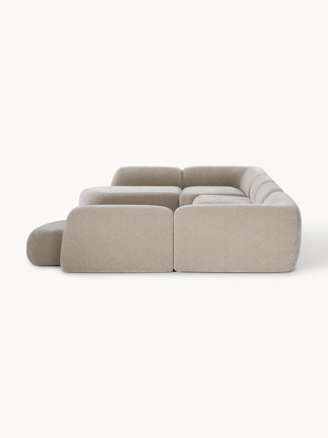 Wolke Modular XL Sofa — Oatmeal