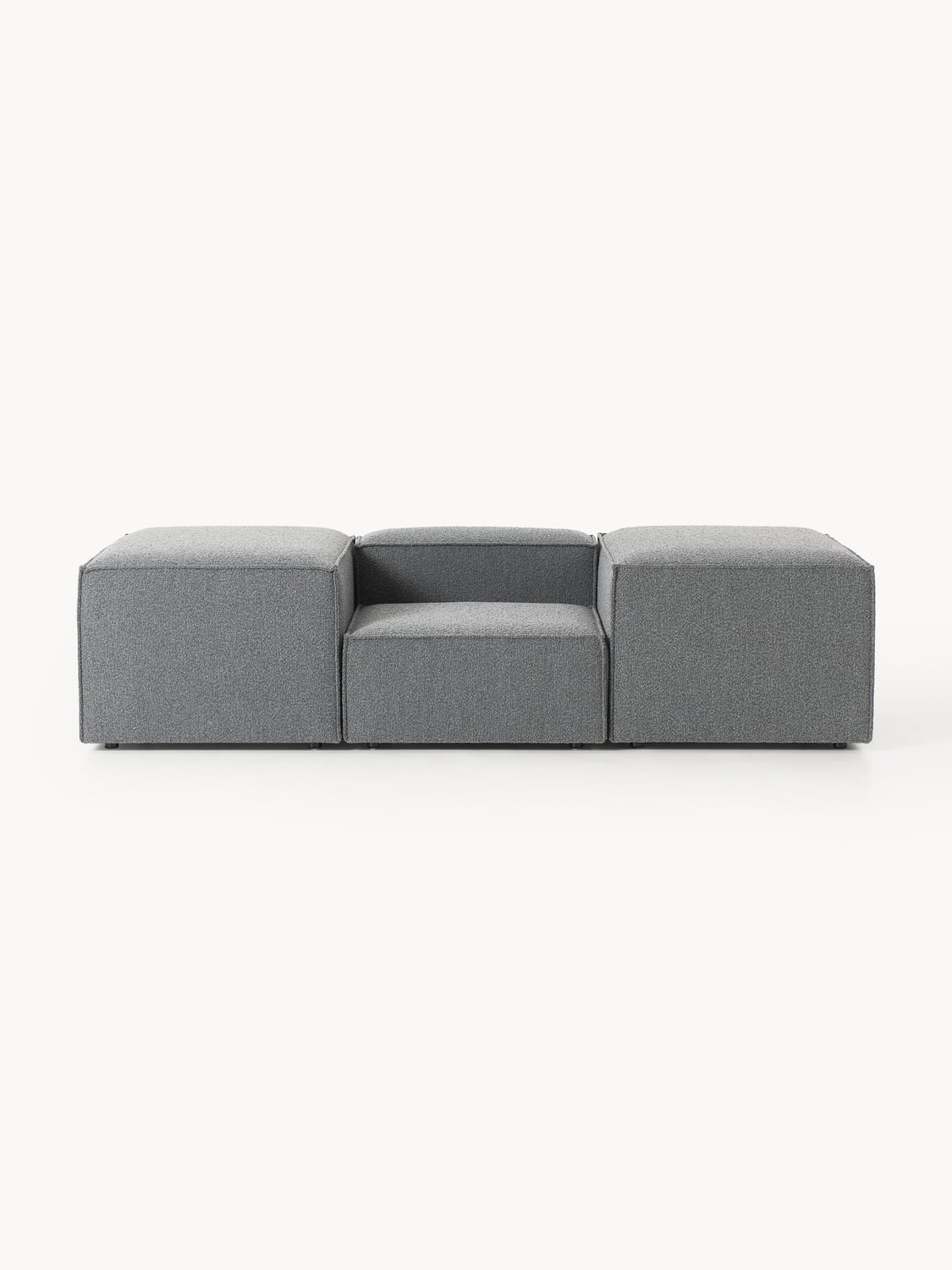Lennon Bouclé Armchair with Wide Armrest