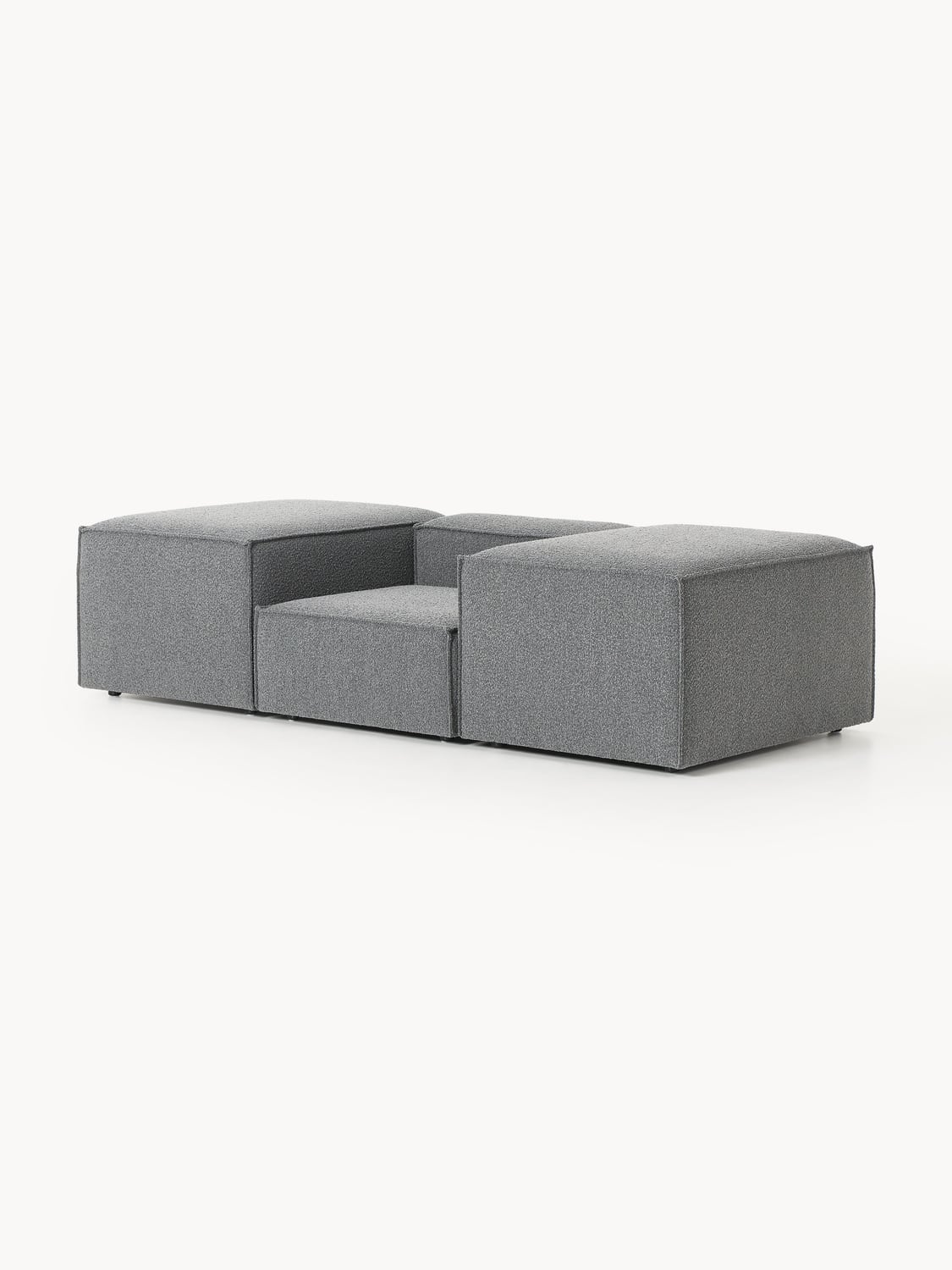 Lennon Bouclé Armchair with Wide Armrest