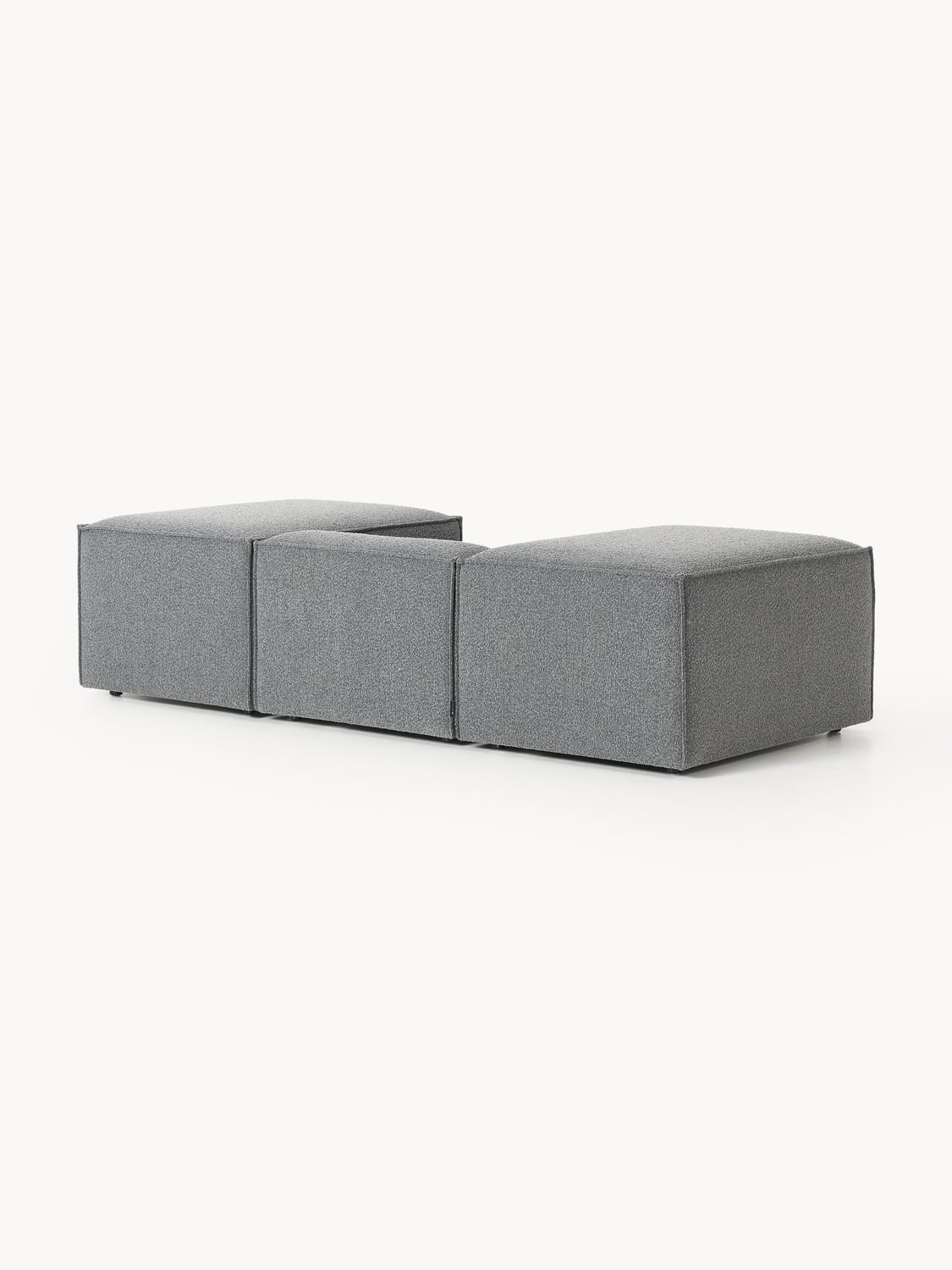 Lennon Bouclé Armchair with Wide Armrest