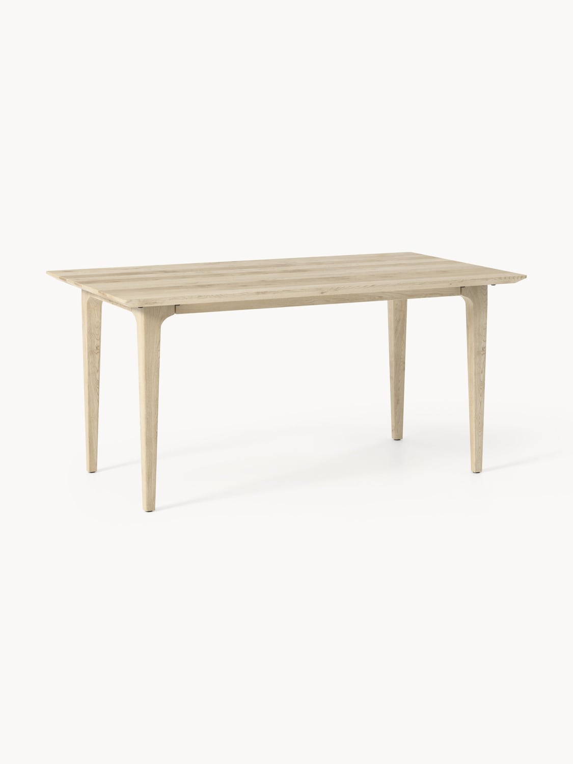 Archie Dining Table in Oak, in various sizes — Beige