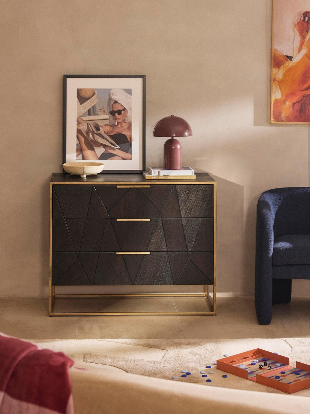Harry Chest of Drawers in Mango Wood