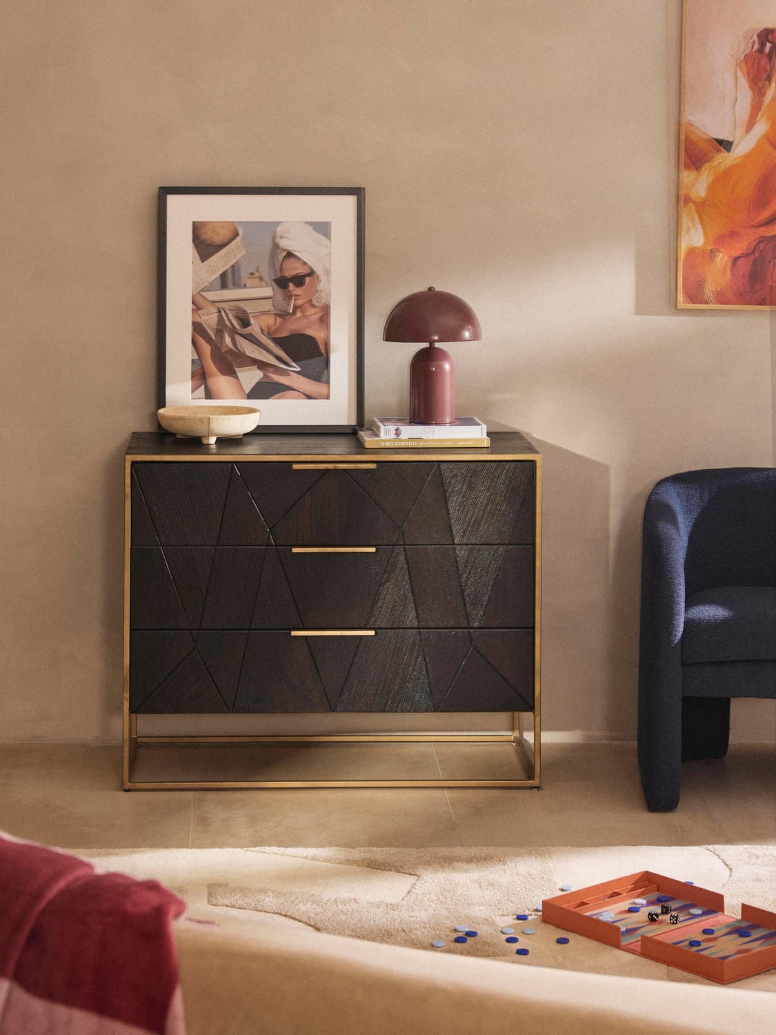 Harry Chest of Drawers in Mango Wood