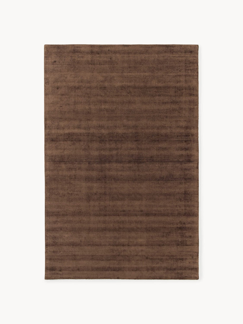 Jane Handwoven Viscose Rug — Chocolate