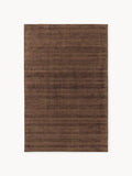 Jane Handwoven Viscose Rug — Chocolate