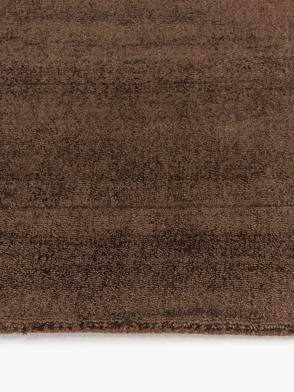 Jane Handwoven Viscose Rug — Chocolate