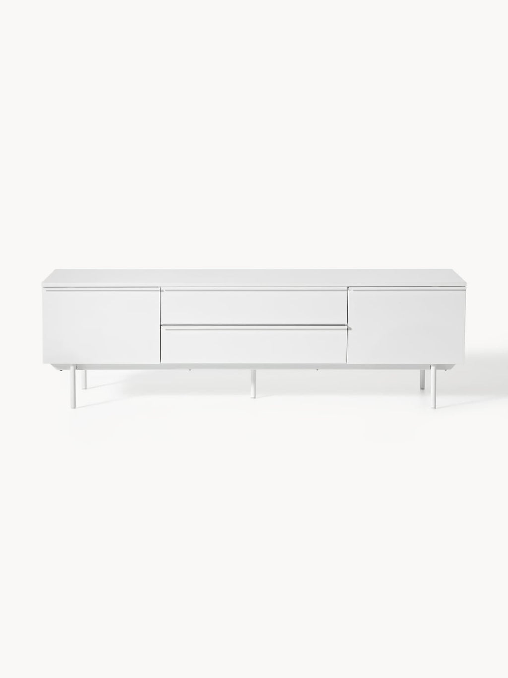 Elona Wood-Lowboard — Ivory