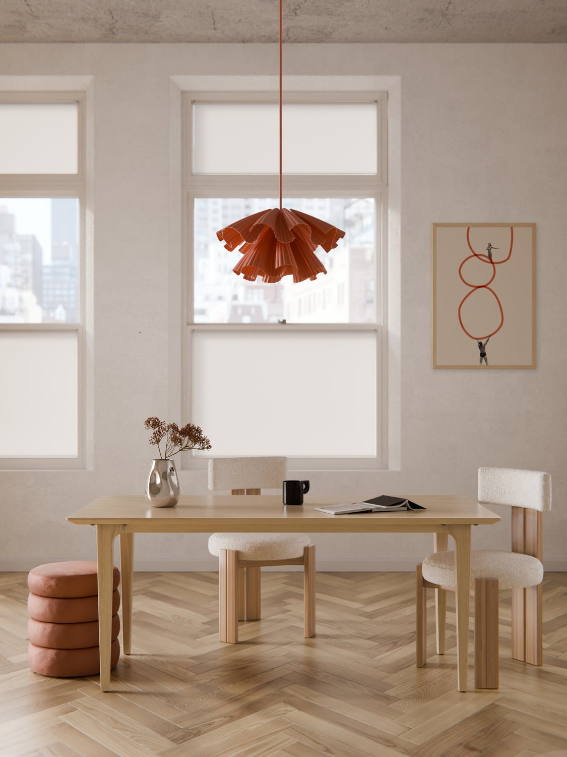Archie Dining Table in Oak, in various sizes — Sand