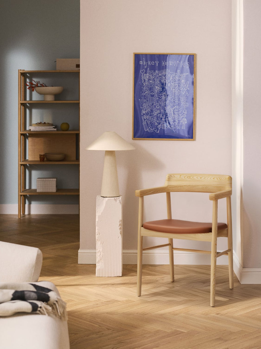 Bohr Oak-Armchair