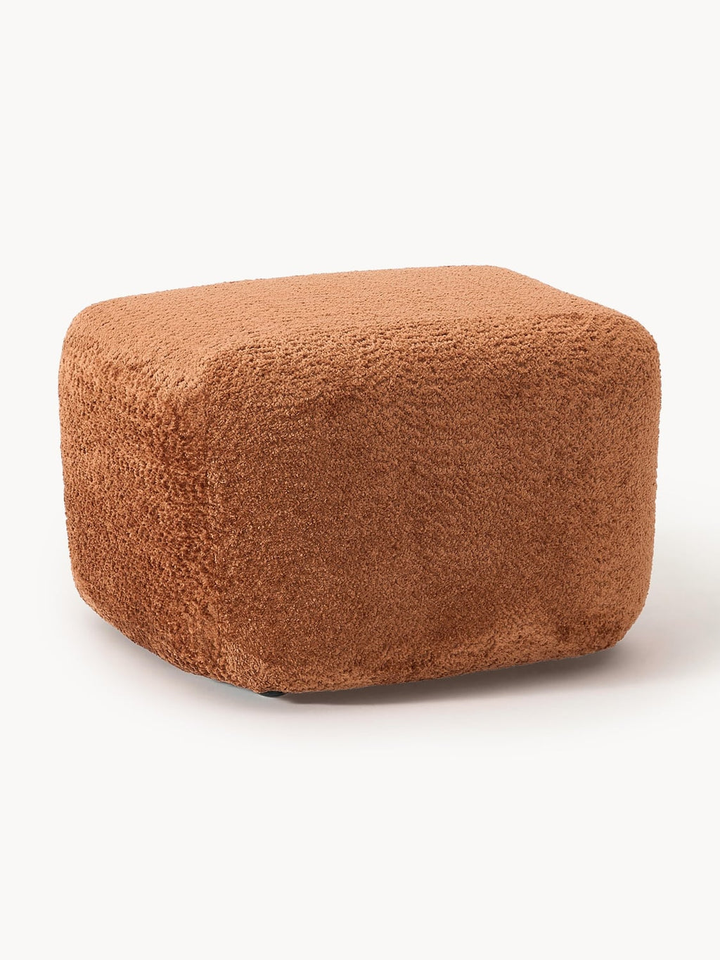 Wolke Sofa Ottoman in Teddy Bouclé — Cognac