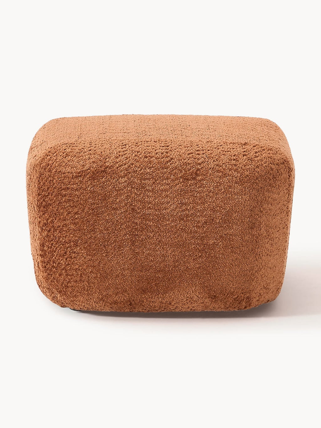Wolke Sofa Ottoman in Teddy Bouclé — Cognac
