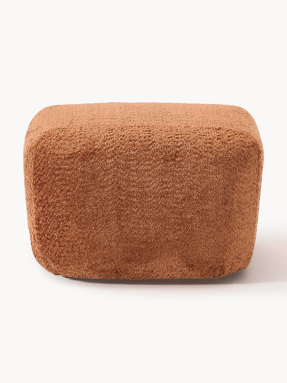 Wolke Sofa Ottoman in Teddy Bouclé — Cognac