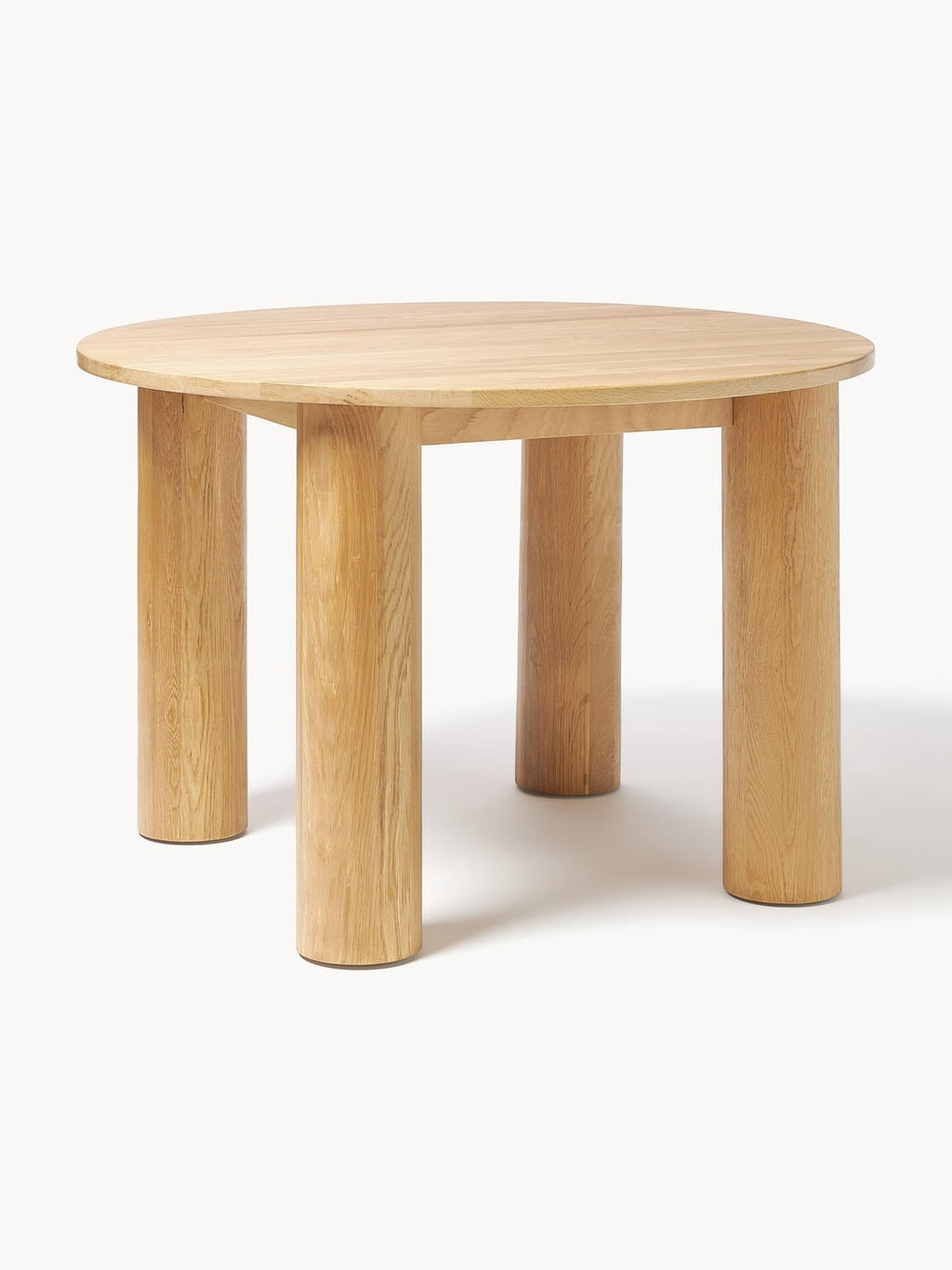 Ohana Round Dining Table in Oak, Ø 120 cm — Sand