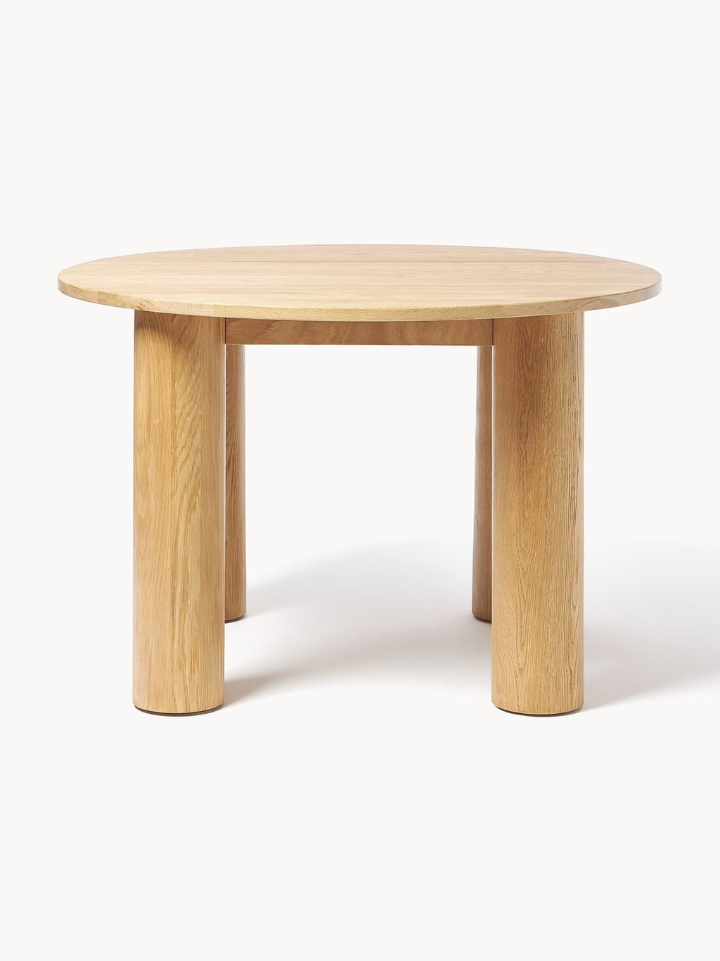 Ohana Round Dining Table in Oak, Ø 120 cm — Sand
