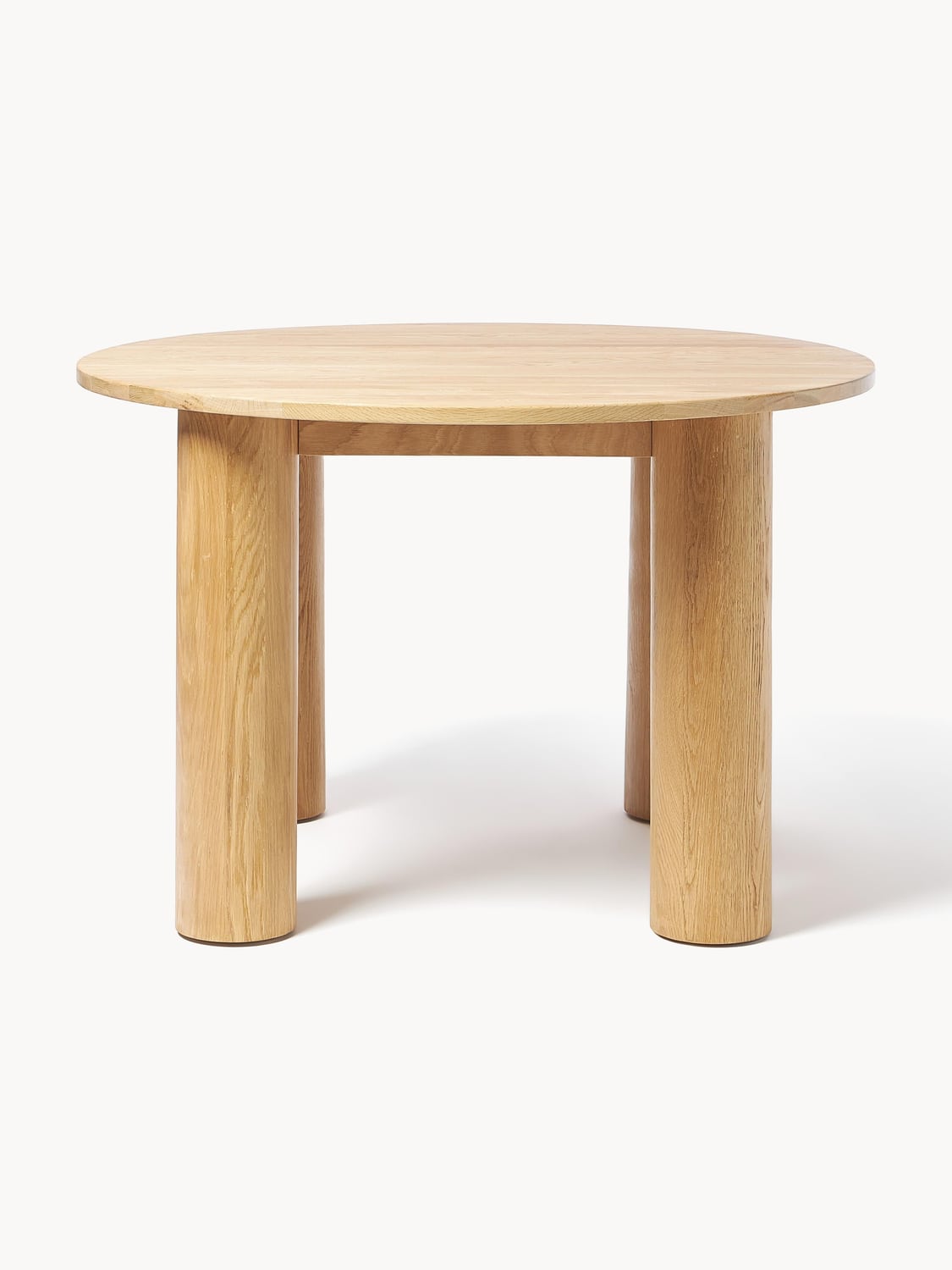 Ohana Round Dining Table in Oak, Ø 120 cm — Sand