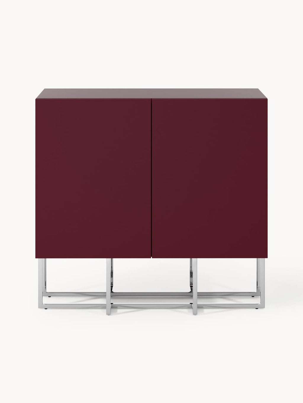 Joe Wood-Shoe Cabinet — Burgundy