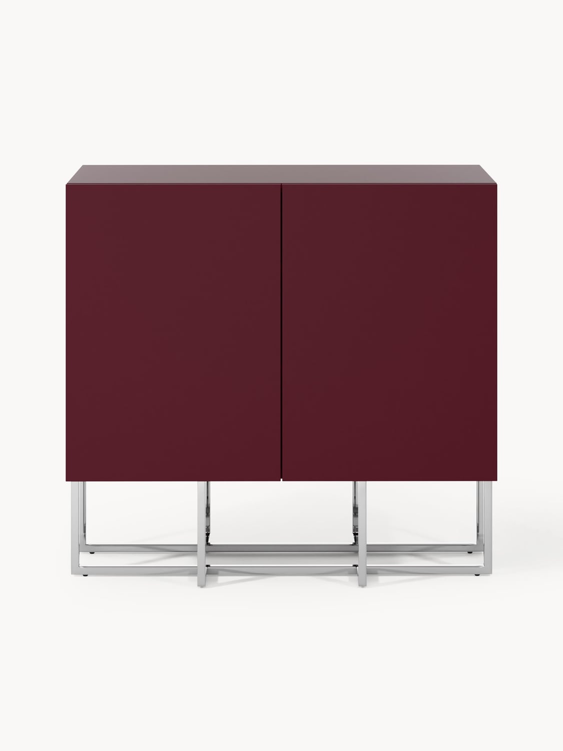 Joe Wood-Shoe Cabinet — Burgundy