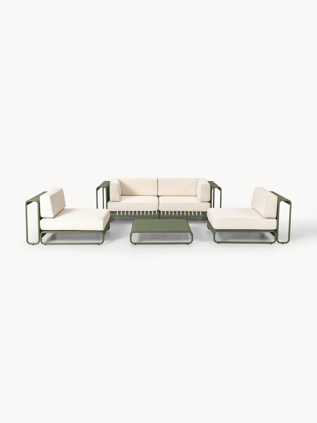 Caio Modular Garden Lounge Set, set of 4 — Oatmeal