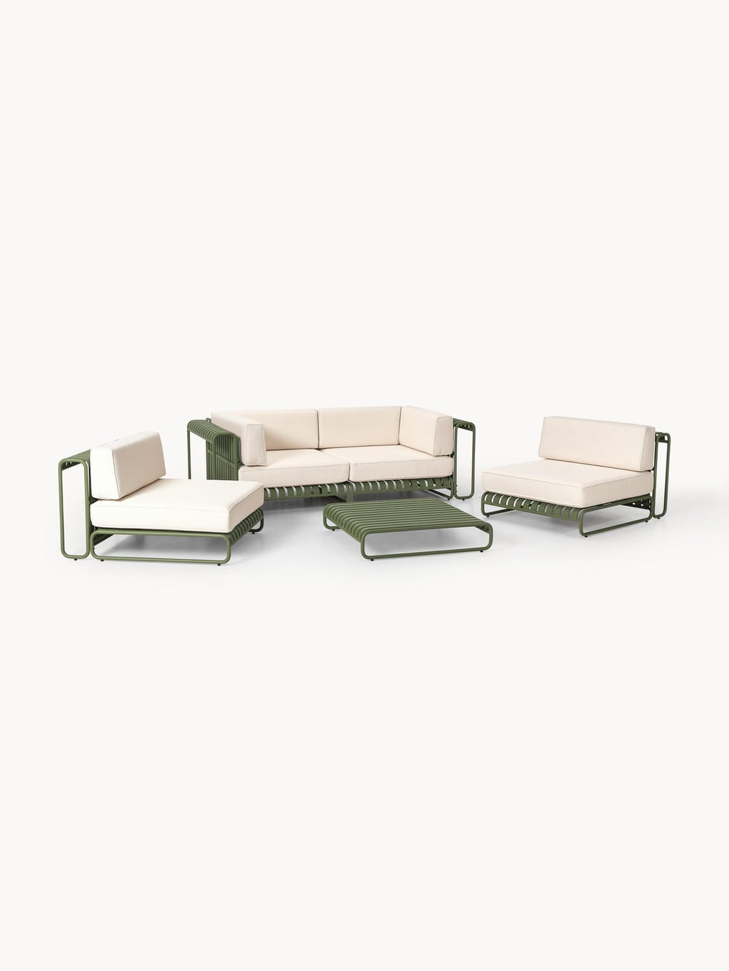 Caio Modular Garden Lounge Set, set of 4 — Oatmeal
