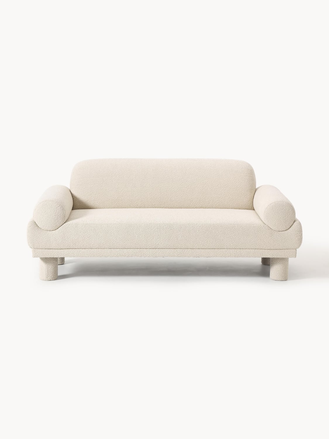 Lilo Bouclé Sofa (2-seater) — Blush