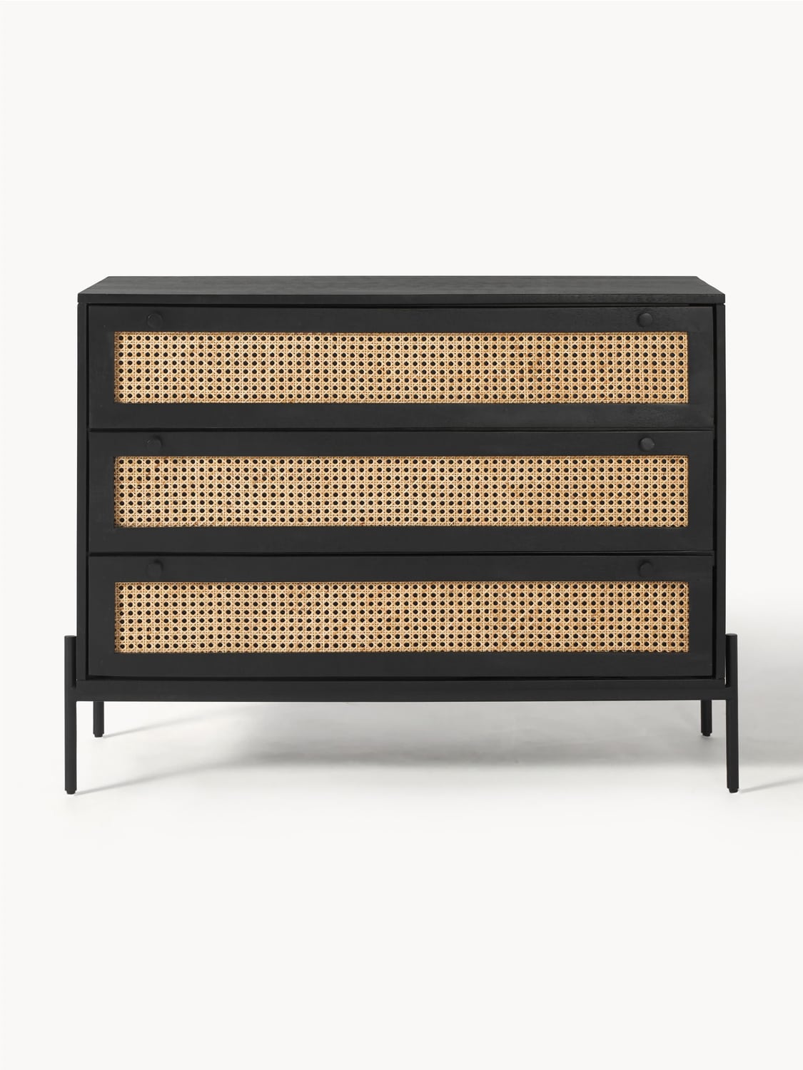 Vienna Chest of Drawers with Viennese Cane — Olive