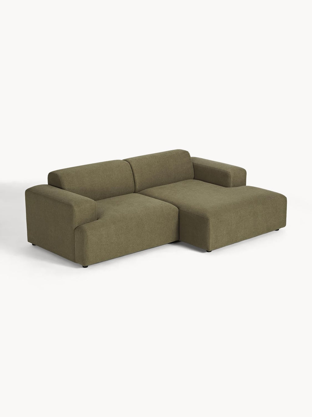 Melva Corner Sofa (3-seater) — Olive