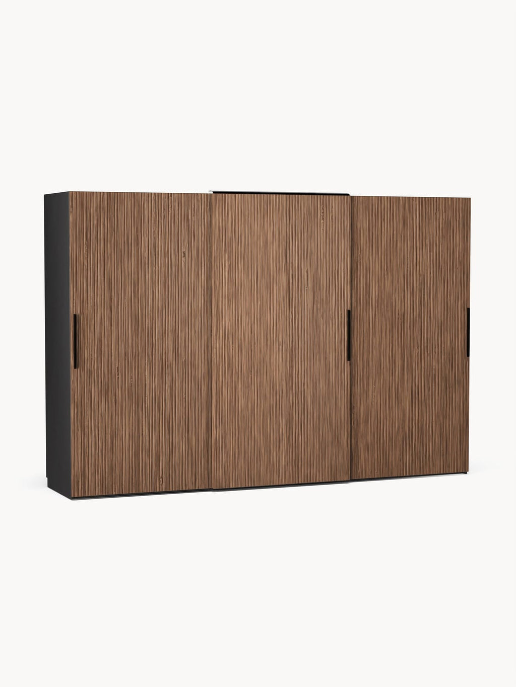 Simone Modular Sliding-Door Wardrobe, 300 cm Width, in various sizes — Olive