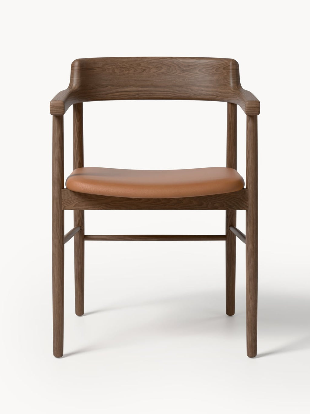 Bohr Armchair in Oak — Brown