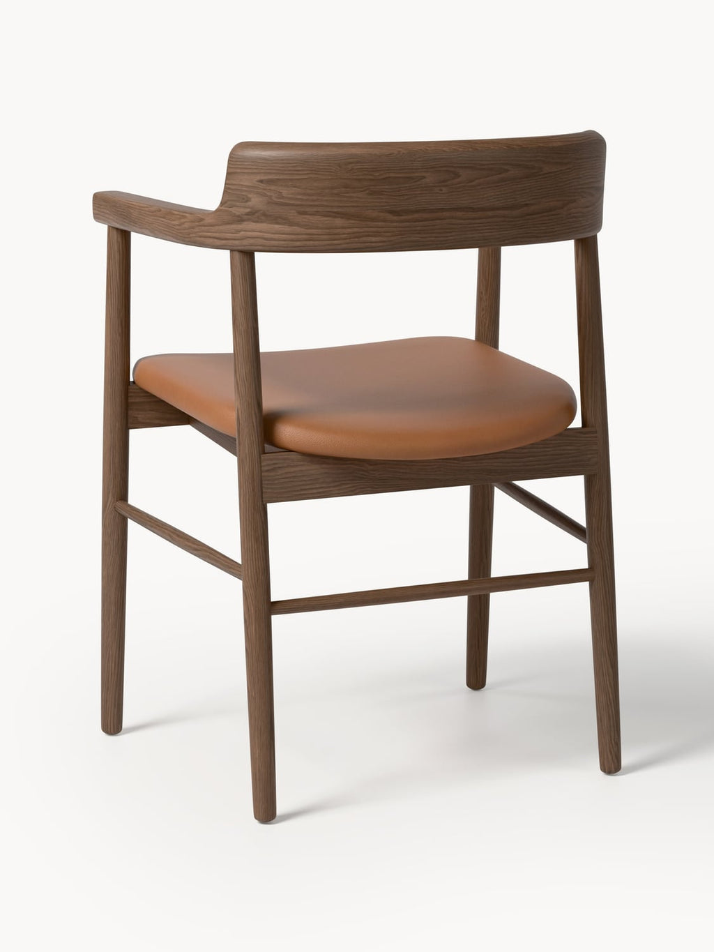 Bohr Armchair in Oak — Brown