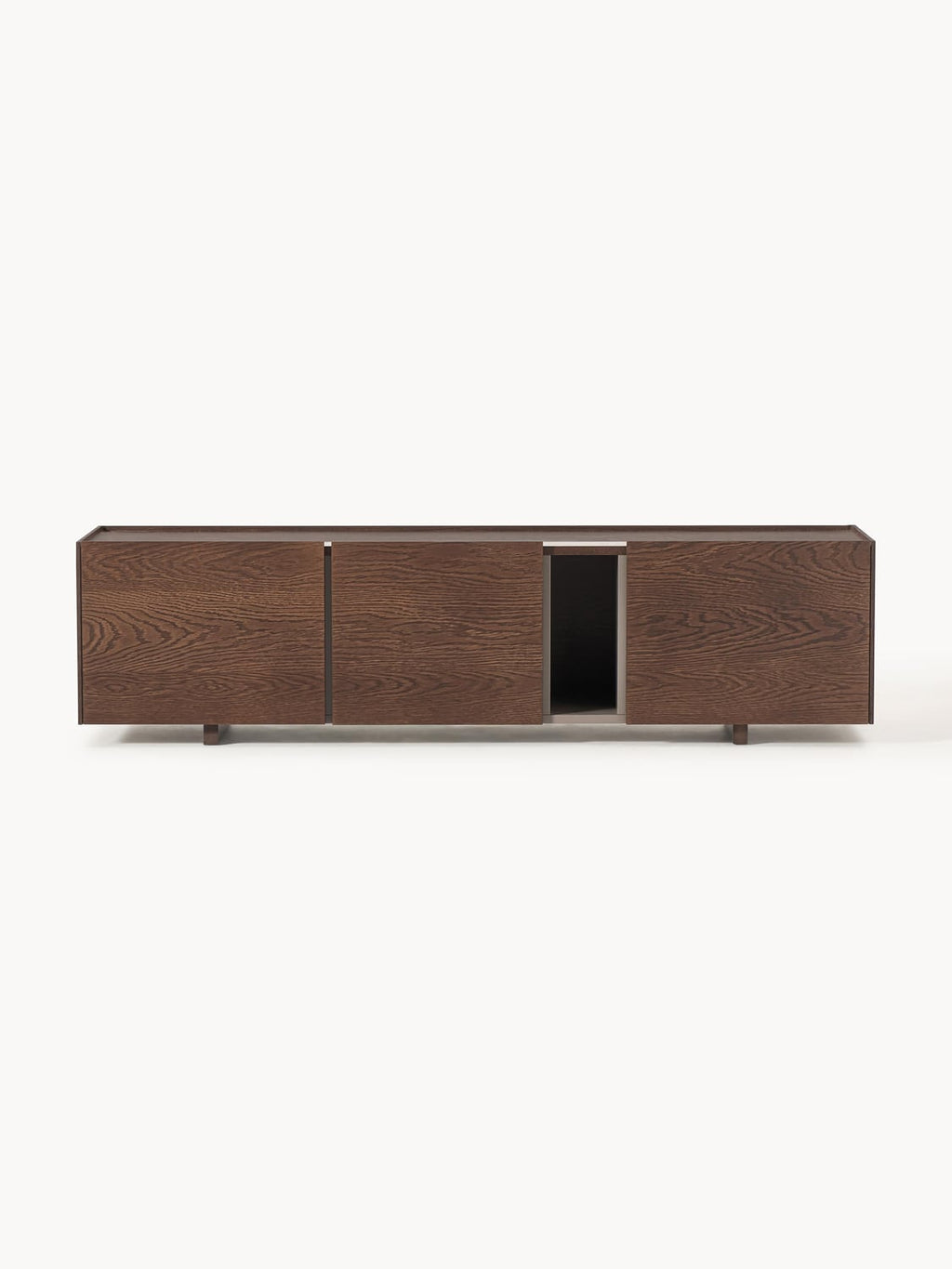 Larsen Wood-TV-Lowboard — Brown