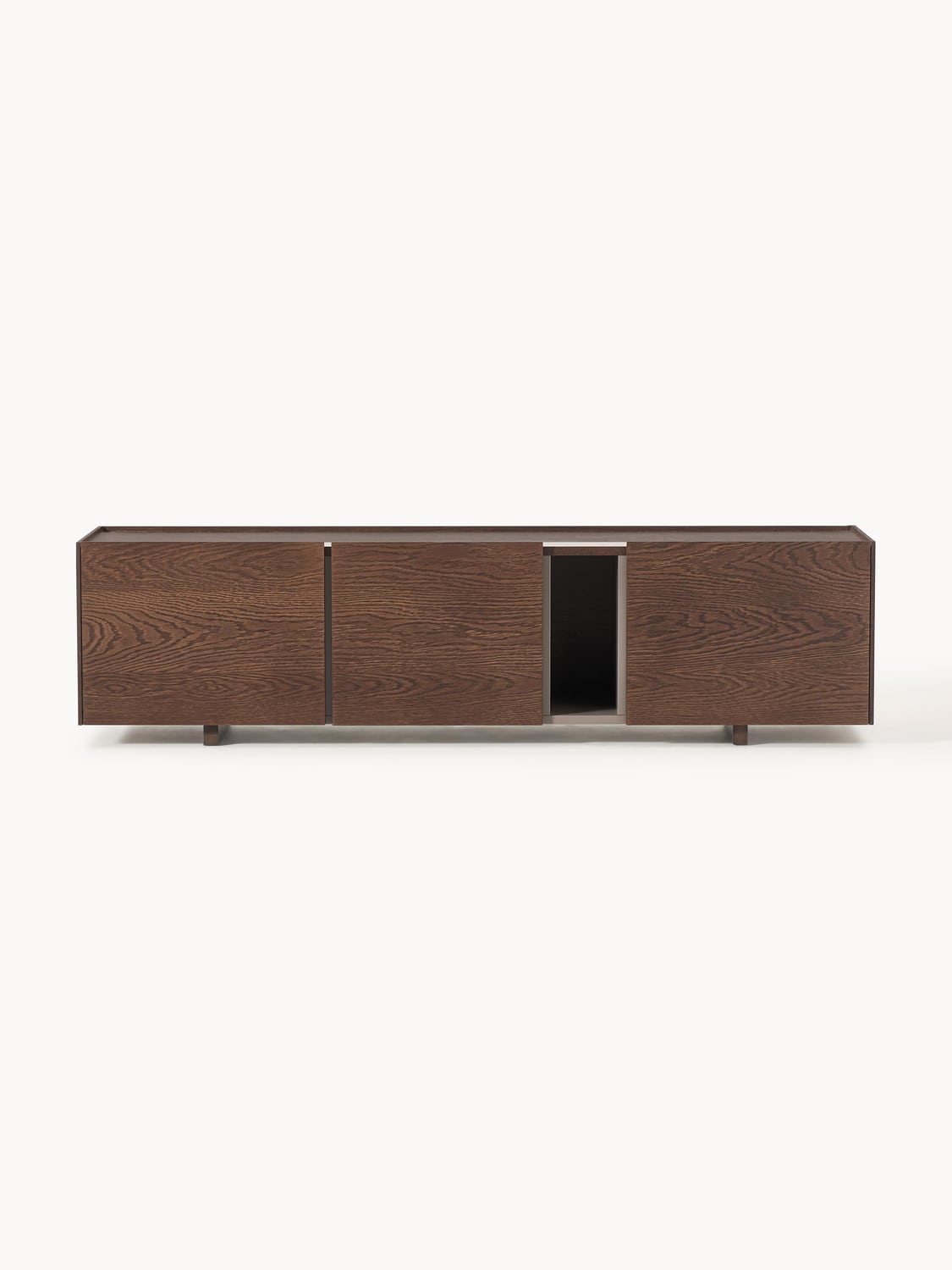 Larsen Wood-TV-Lowboard — Brown