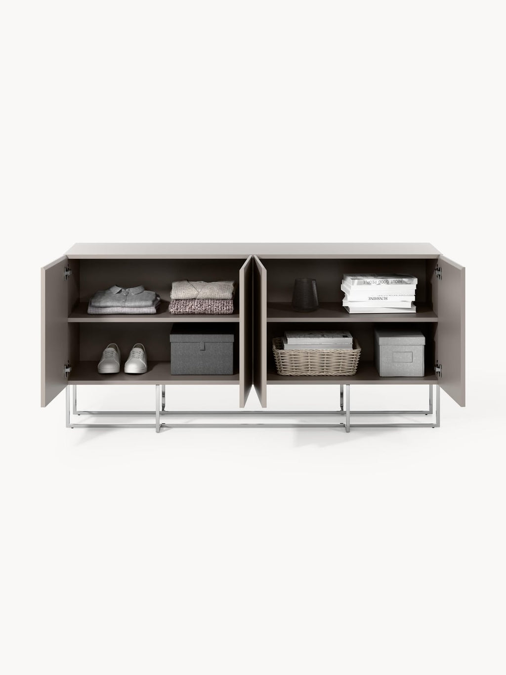 Joe Wooden Sideboard — Grey