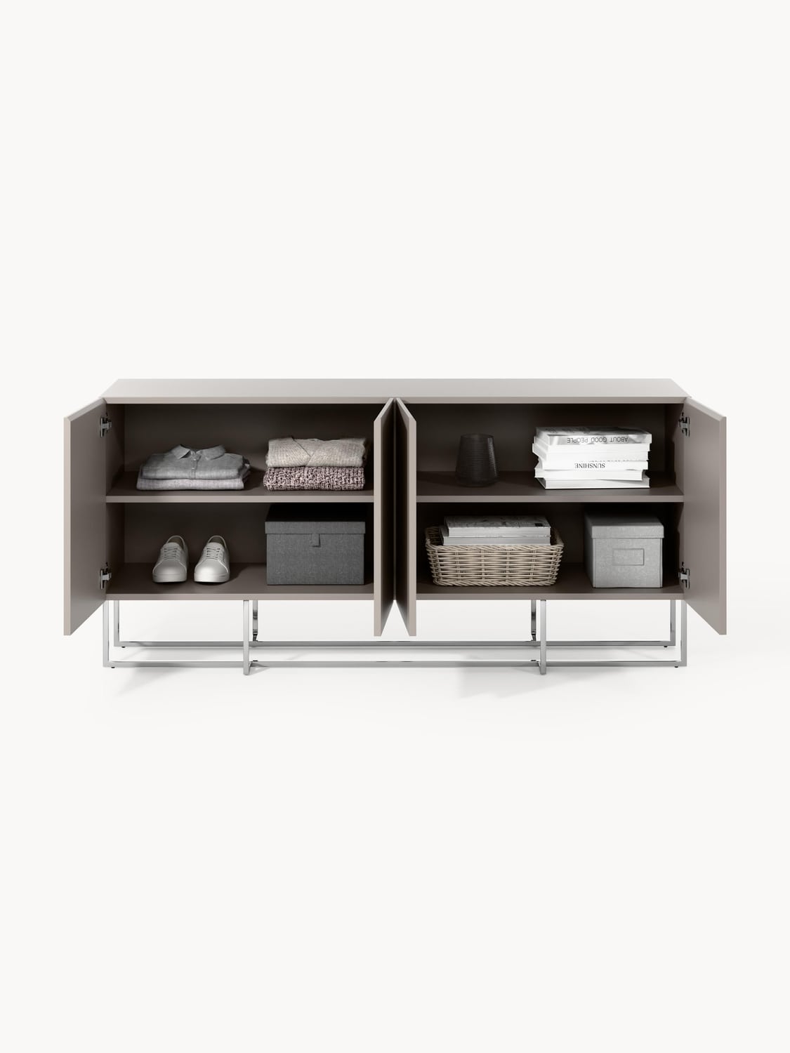 Joe Wooden Sideboard — Grey
