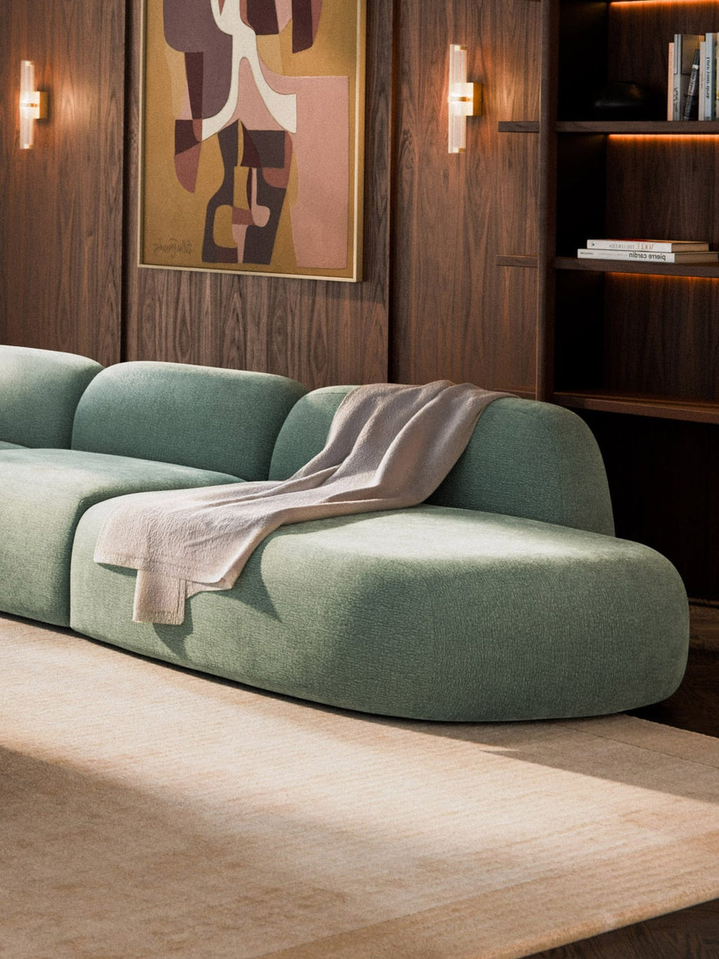 Wolke Chaise-Module — Light Grey
