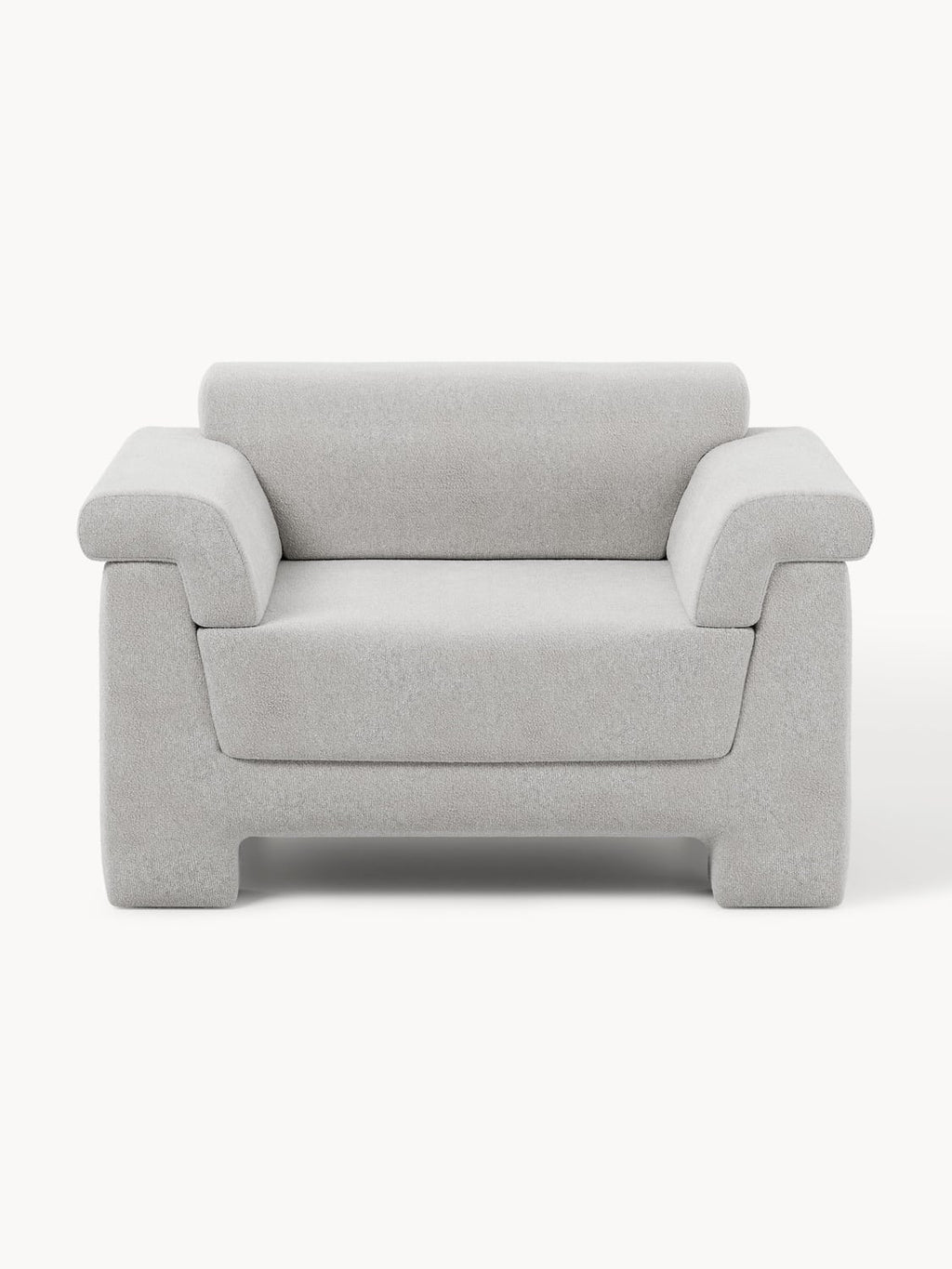 Atlas Bouclé Armchair — Oatmeal