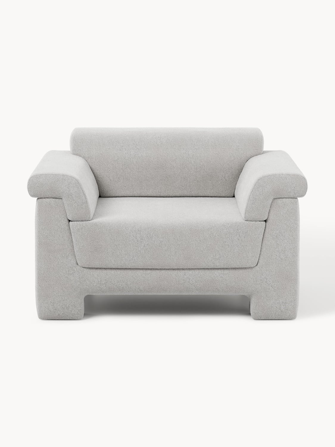 Atlas Bouclé Armchair — Oatmeal