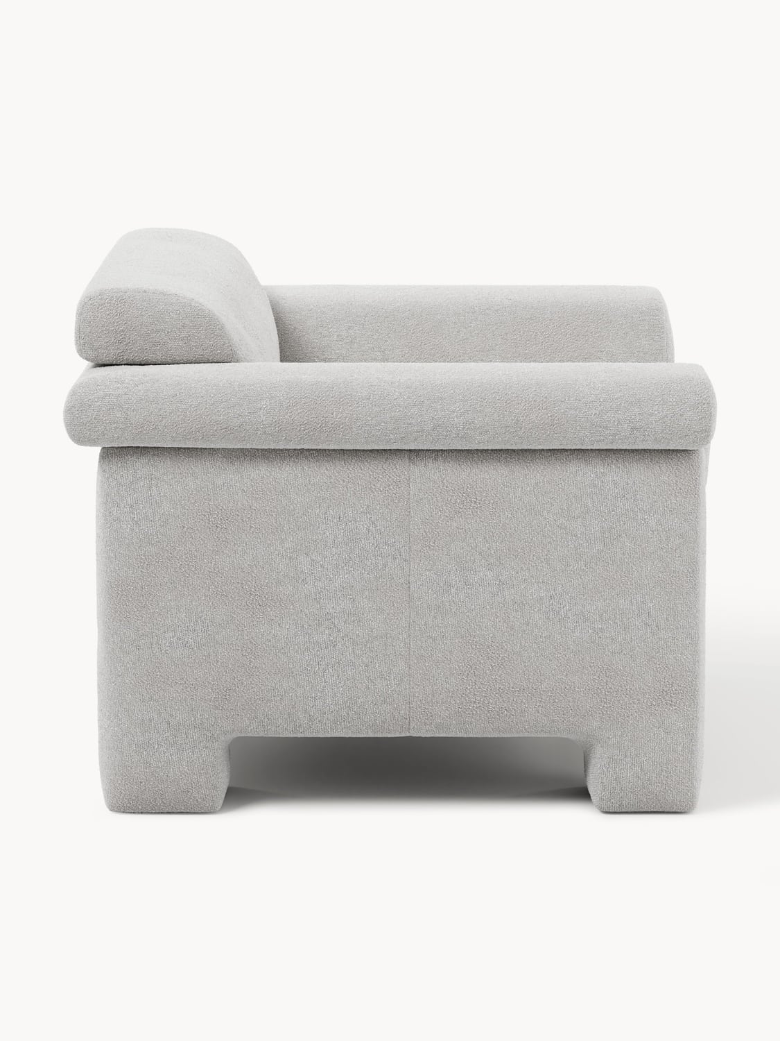Atlas Bouclé Armchair — Oatmeal