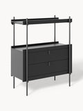 Rio Shelving Unit with Drawers — Anthracite