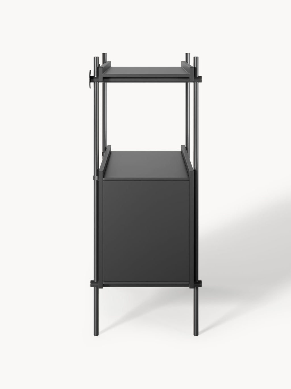 Rio Shelving Unit with Drawers — Anthracite